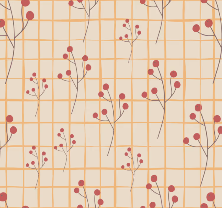 Tapet til soveværelse med blomstermotiv - TenStickers