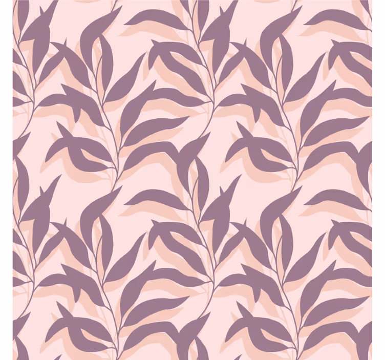 Tapet til soveværelse palma tropical blush design - TenStickers