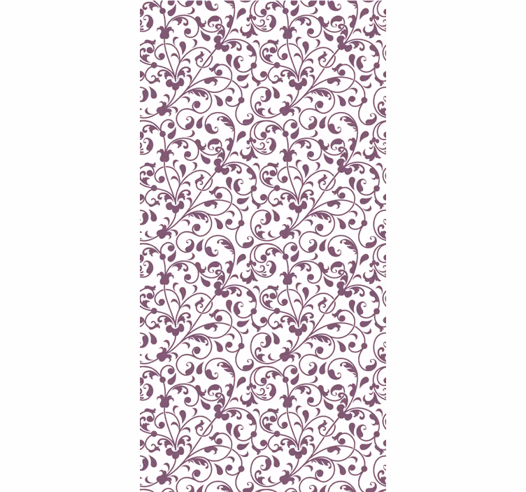 Tapet i stuen ornamentas leaf paisley - TenStickers