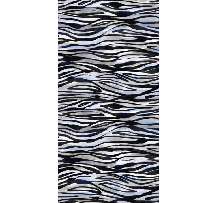 Dekorativt tapet zebra mønster dekor - TenStickers