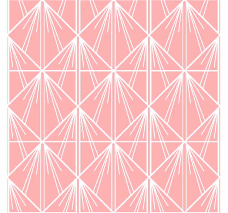 Dekorativt tapet geometrisk arrangements koncept - TenStickers