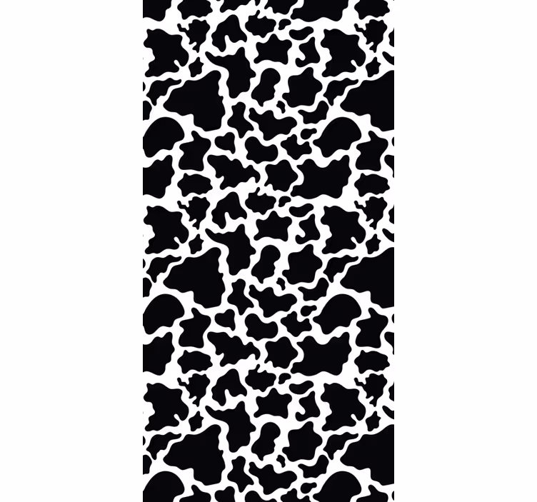 Tapet med dyr i cowhide mønsterdesign - TenStickers