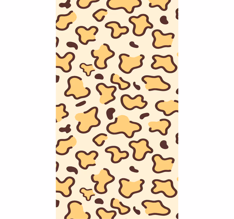 Tapet med dyr store leopardformer - TenStickers