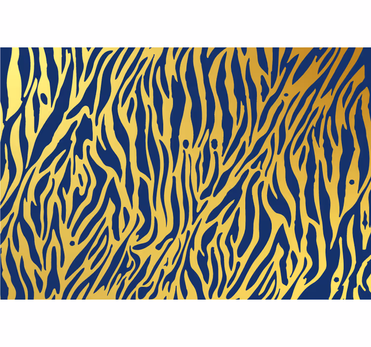 Tapet med dyr zebra stripes koncept - TenStickers