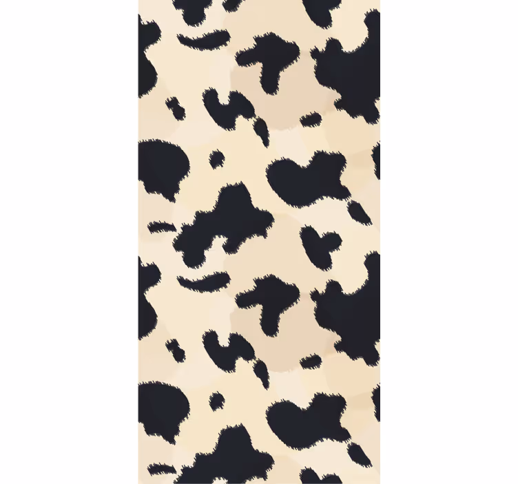 Tapet med dyr cow spot mønster - TenStickers