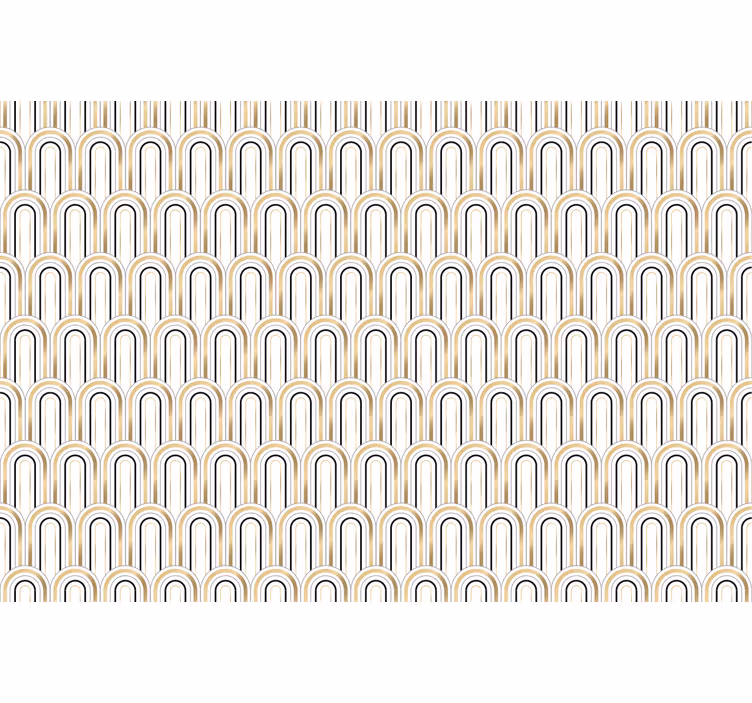 Tapet kontor buemønster design - TenStickers