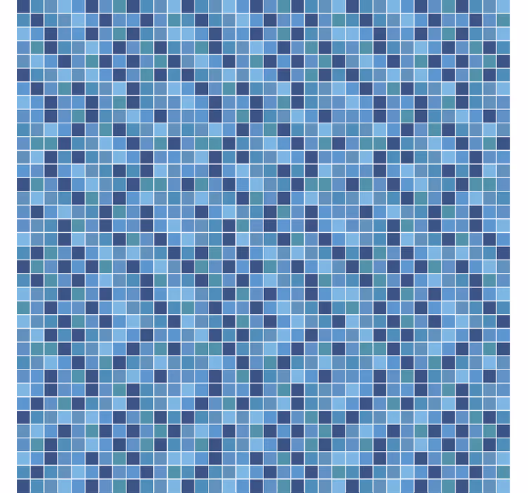 Tapet kontor geometrisk mosaik tekstil - TenStickers
