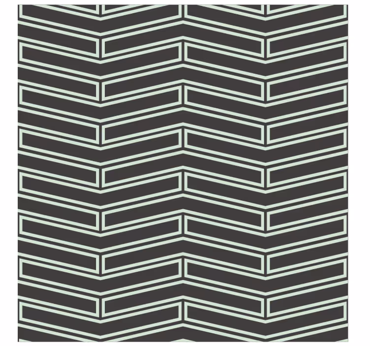 Geometrisk tapet chevron linjer - TenStickers