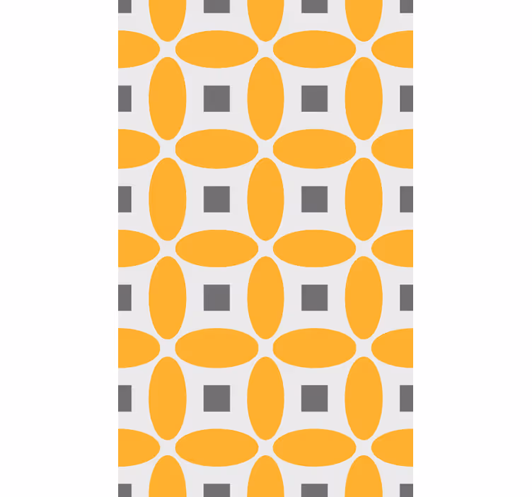 Geometrisk tapet med cirkler - TenStickers