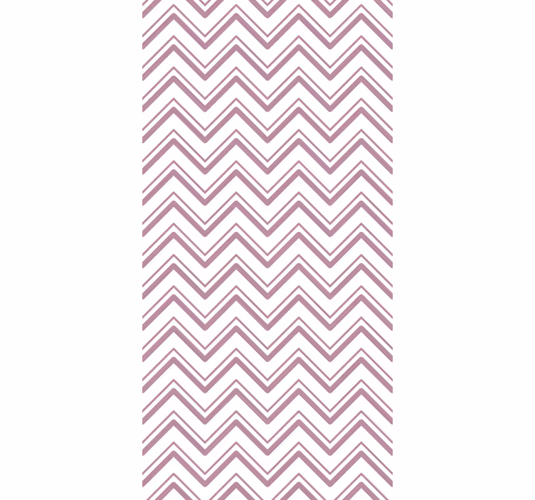 Geometrisk tapet chevron zigzag design - TenStickers