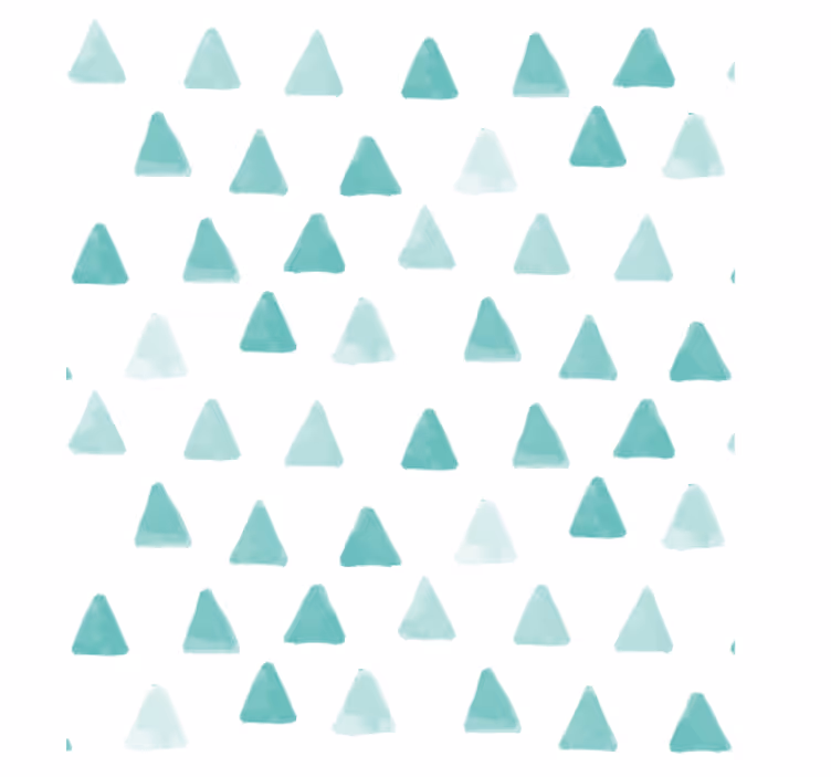Geometrisk tapet med trekantede motiver - TenStickers