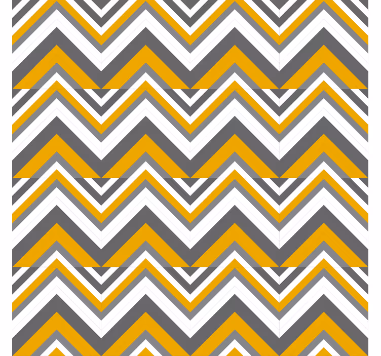 Geometrisk tapet chevron-stribe mønster - TenStickers