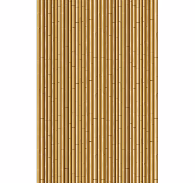 Tapet natur med rattanstruktur - TenStickers