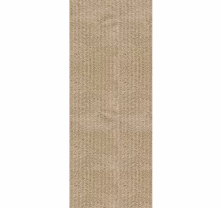 Tapet til soveværelse i ensfarvet beige stof - TenStickers