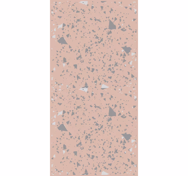 Tekstur tapet i pink og grå terrazzo - TenStickers