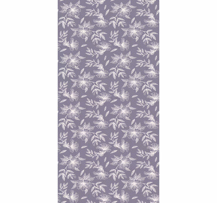 Tekstur tapet lilac blomst - TenStickers