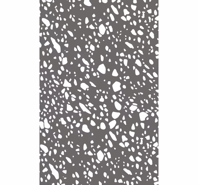 Tekstur tapet klassisk grå og hvid terrazzo - TenStickers