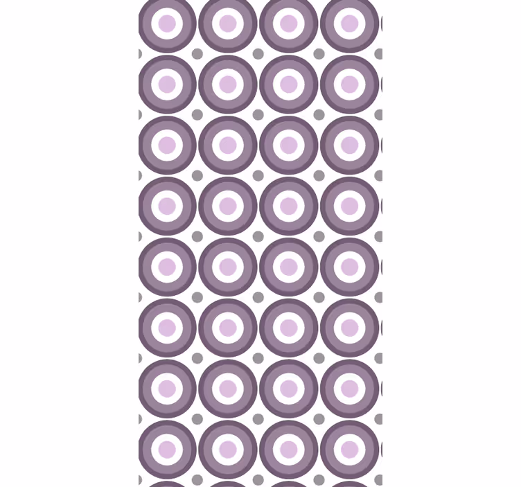 Tekstur tapet i lavendel 70'er stil - TenStickers