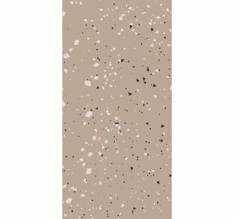Marmor tapet med neutralt terrazzo mønster - TenStickers