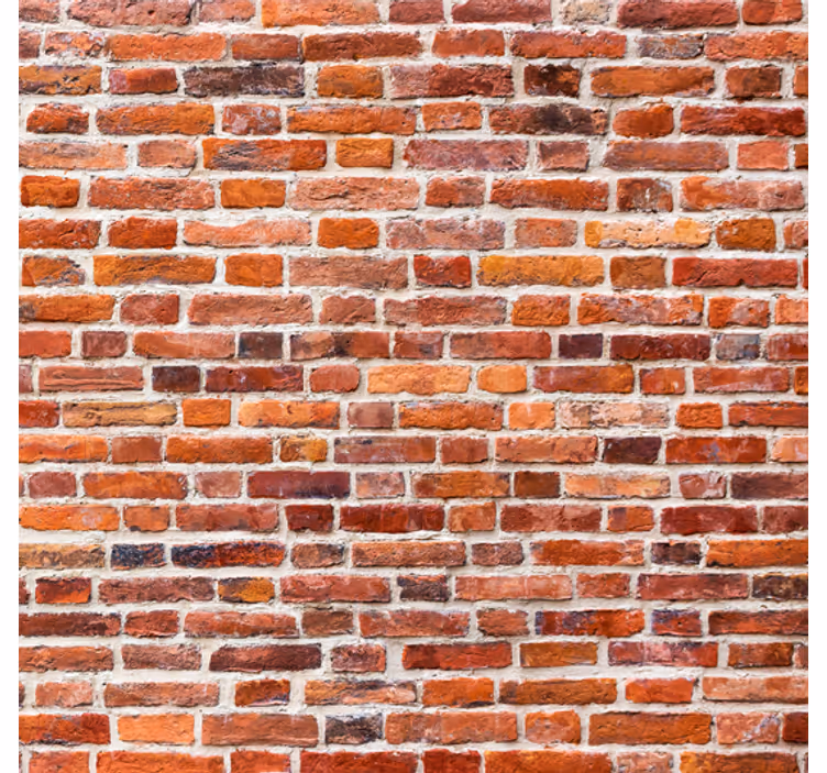 Sten tapet i rustik rød farve - TenStickers