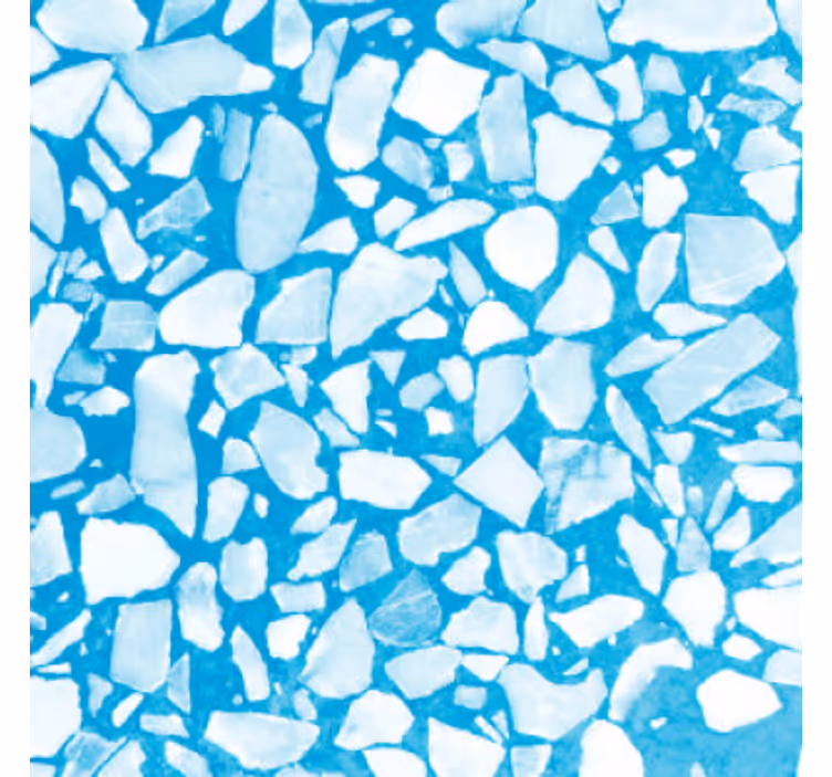 Sten tapet chill azure mosaik - TenStickers