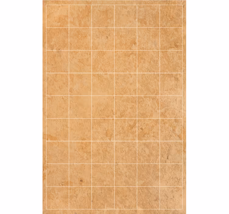 Flise tapet lyse beige firkanter - TenStickers