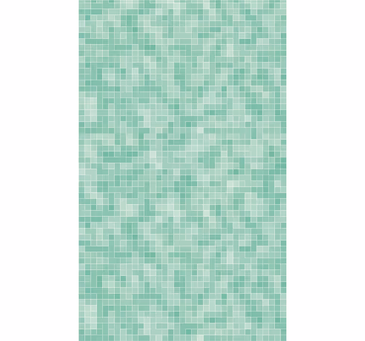 Flise tapet mint mosaikmønster - TenStickers