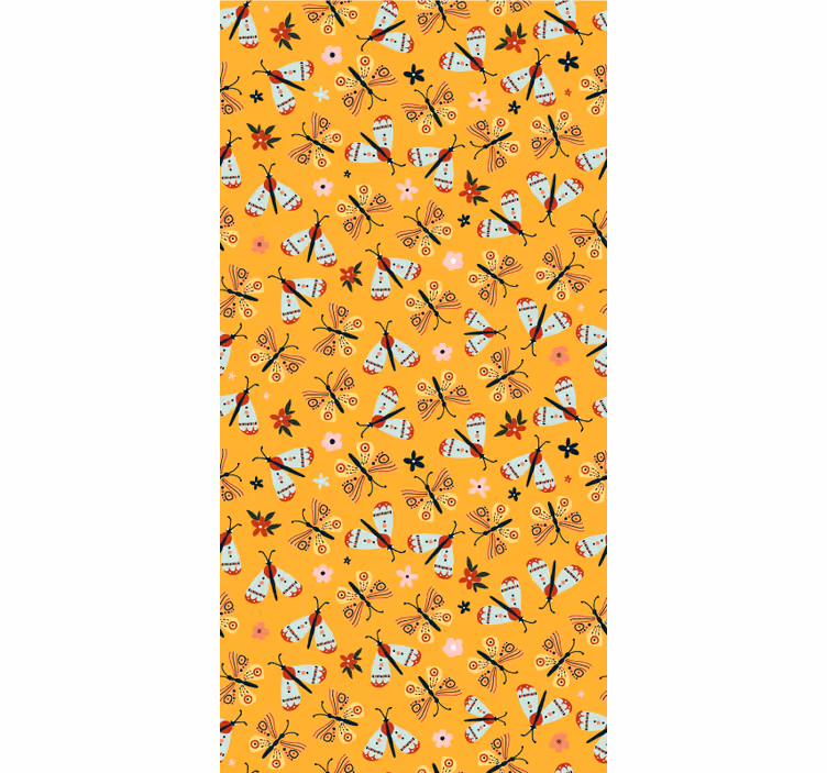 Tapet børneværelset yello traditionelt design - TenStickers