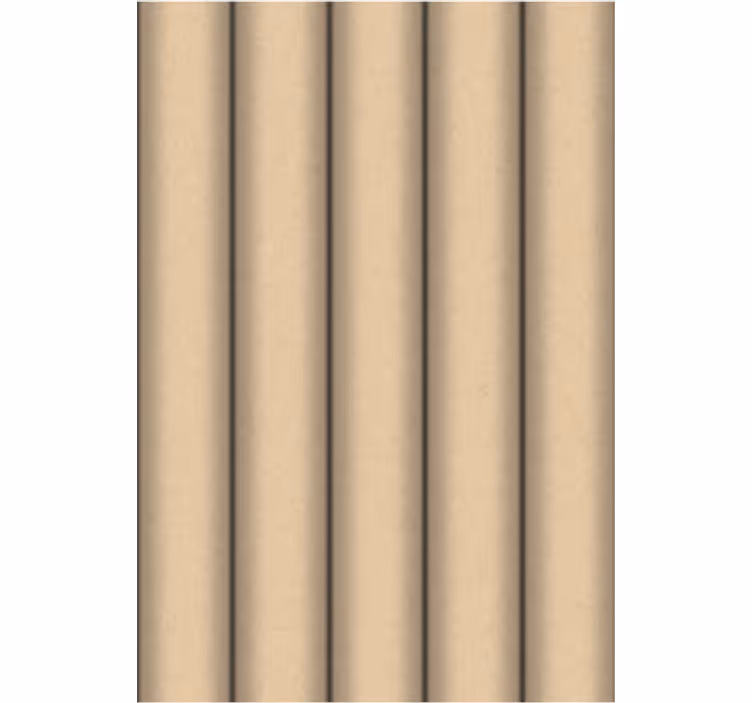Tapet i stuen brunt rør minimalistisk mønster - TenStickers