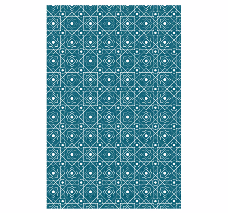Tapet i stuen med geometrisk teksturfinish - TenStickers