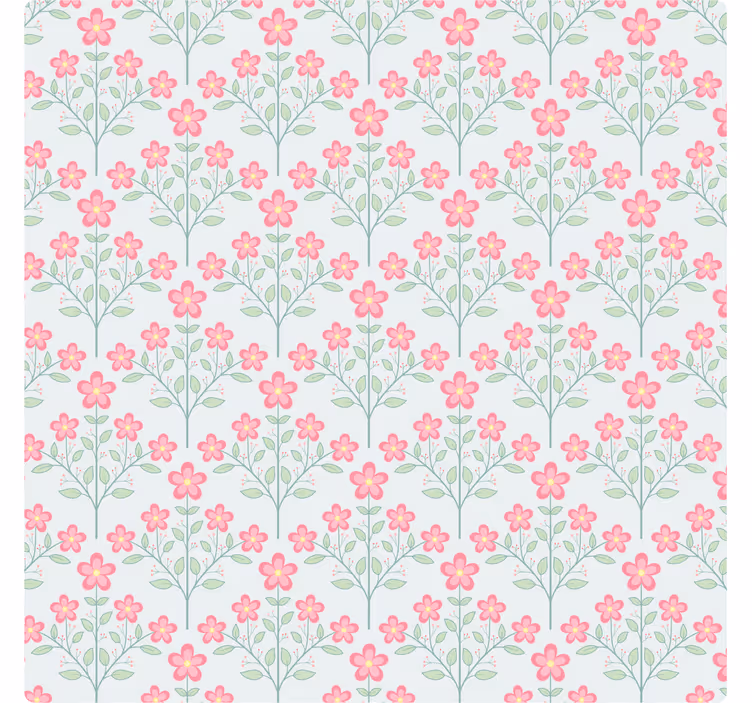 Flise tapet blomster små fliser - TenStickers
