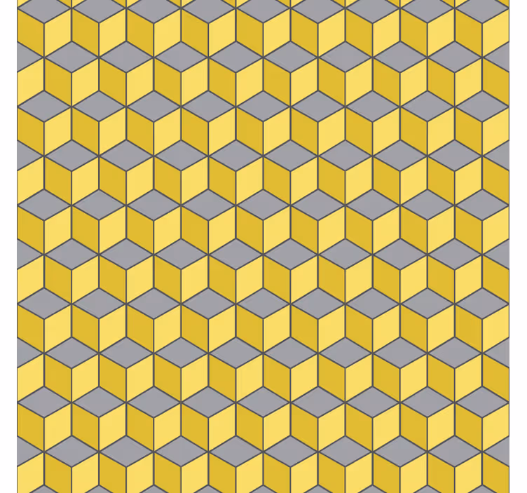 Geometrisk tapet pantone firkanter - TenStickers
