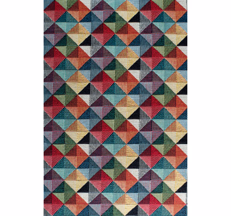 Geometrisk tapet med geometriske former - TenStickers