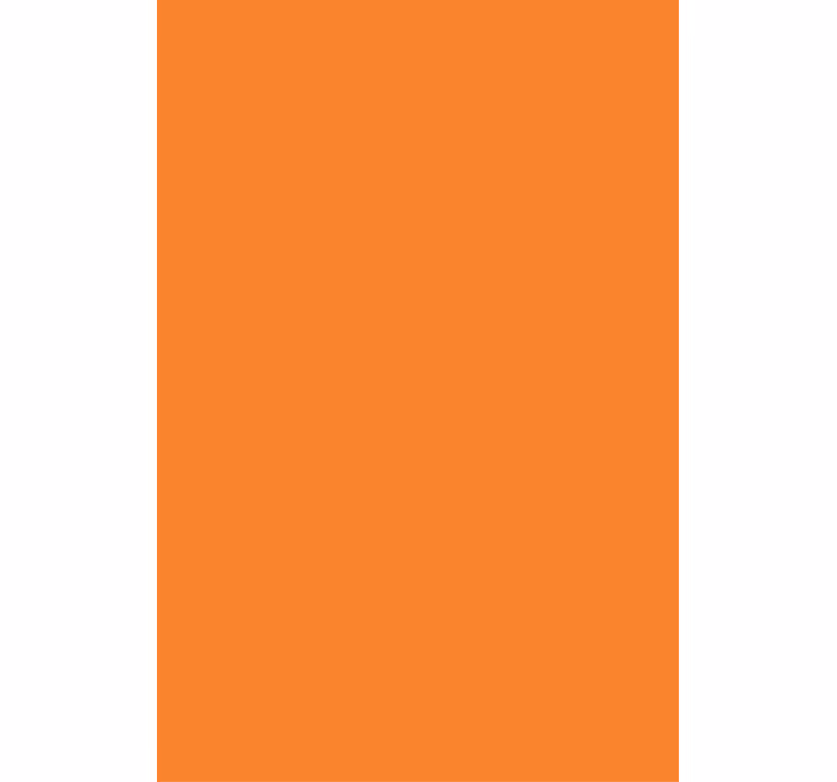 Tapet kontor fantastisk orange farve - TenStickers