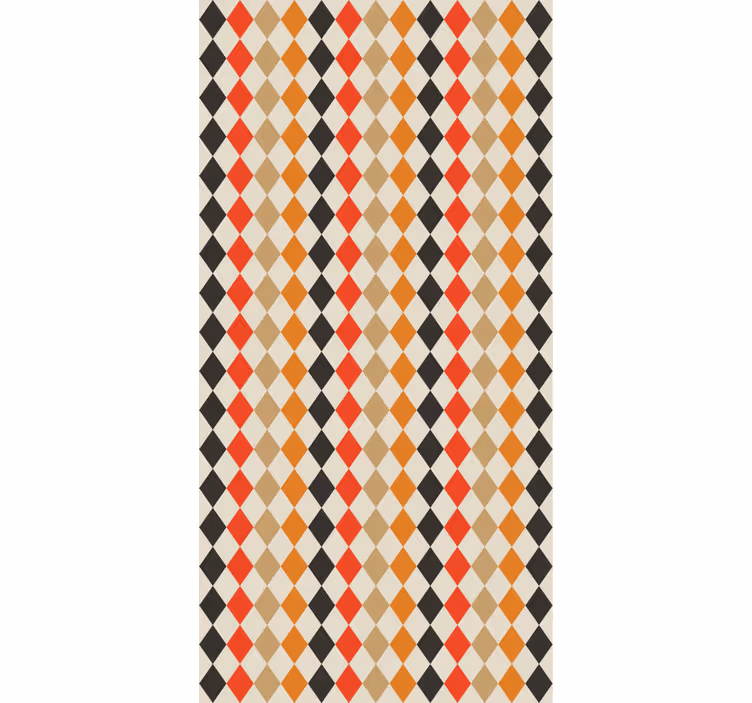Moderne tapet med diamantformet tema - TenStickers