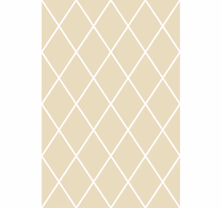 Moderne tapet med minimalistisk mønster i creme diamant - TenStickers