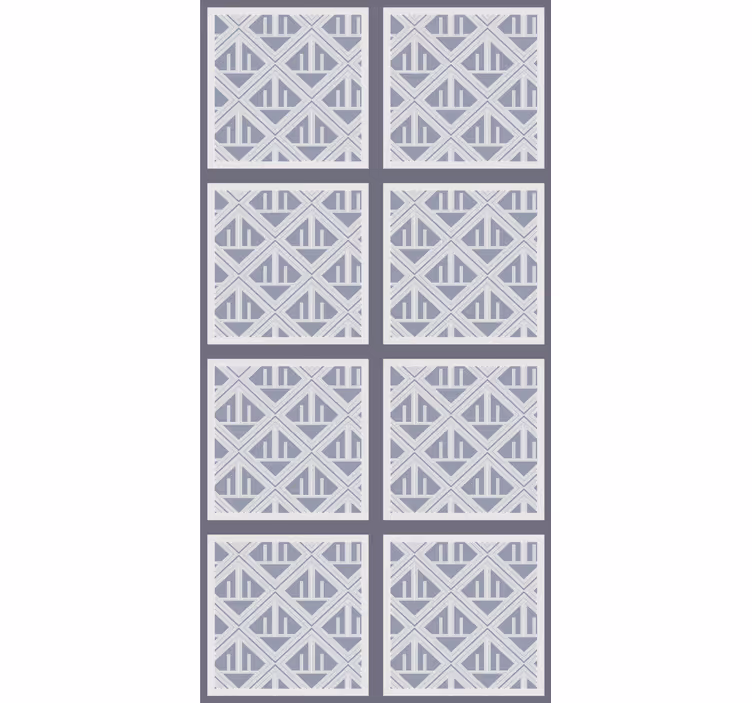 Moderne tapet med geometriske mønstre - TenStickers