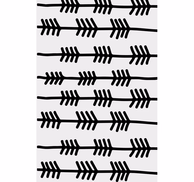 Moderne tapet med pilemønster design - TenStickers