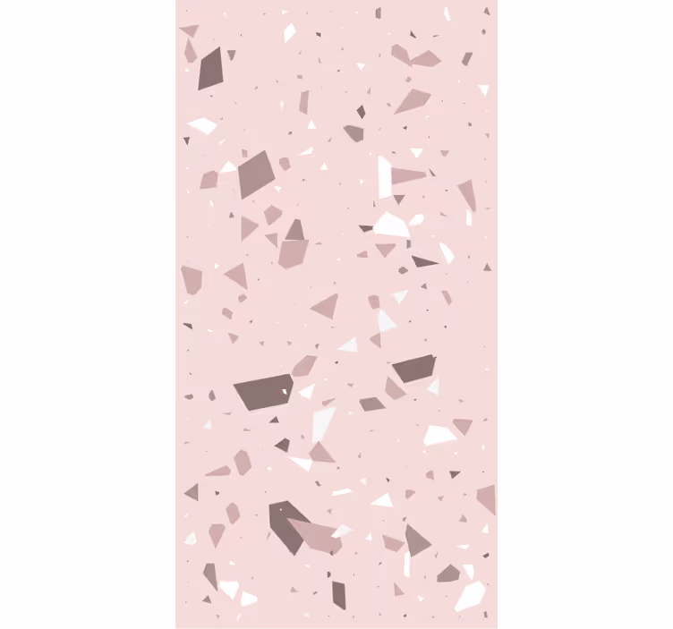 Tapet køkken i pink tekstureret gulv - TenStickers