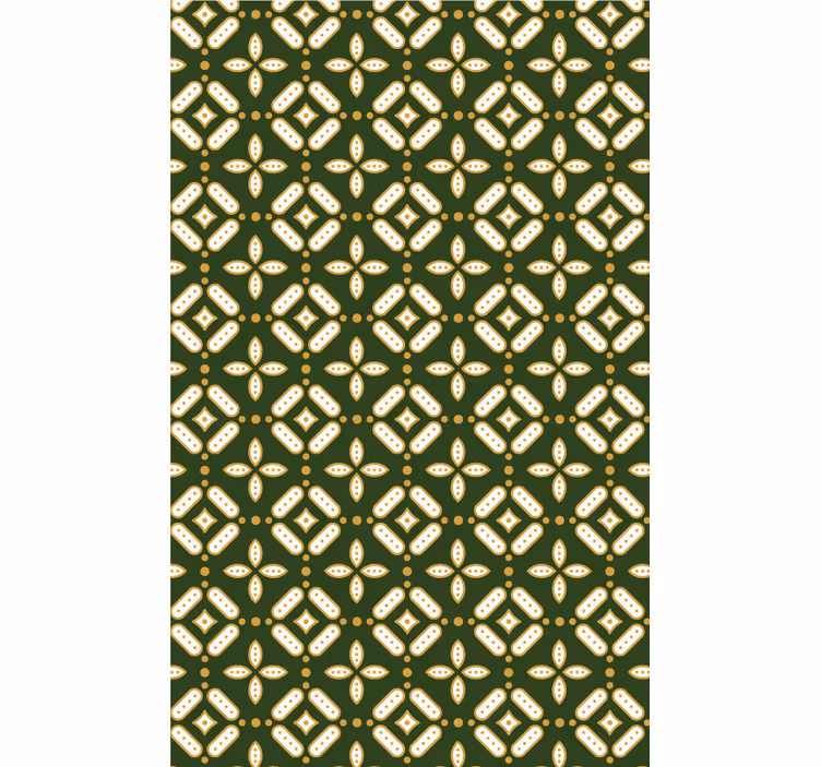 Tapet køkken geometrisk ornamentik - TenStickers