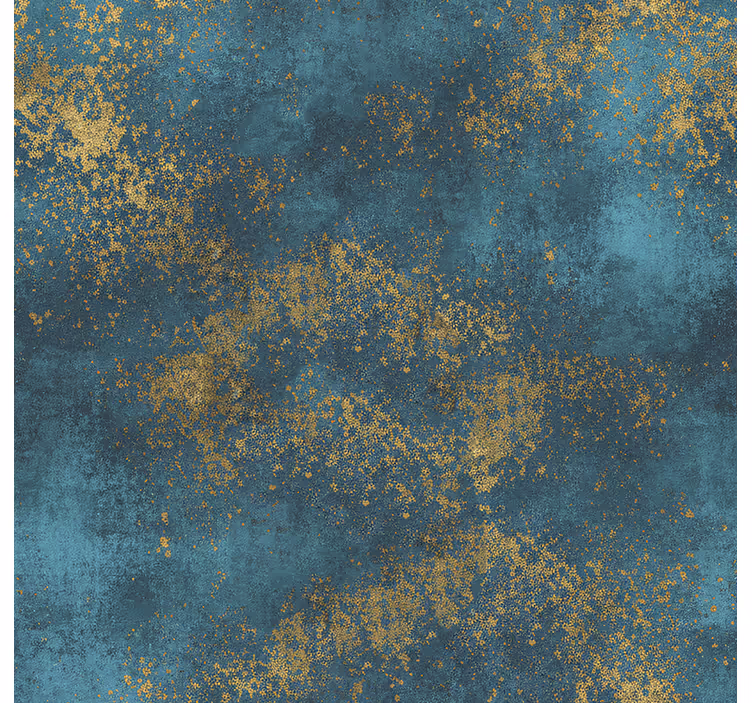 Tapet i stuen med distressed teal speckle - TenStickers