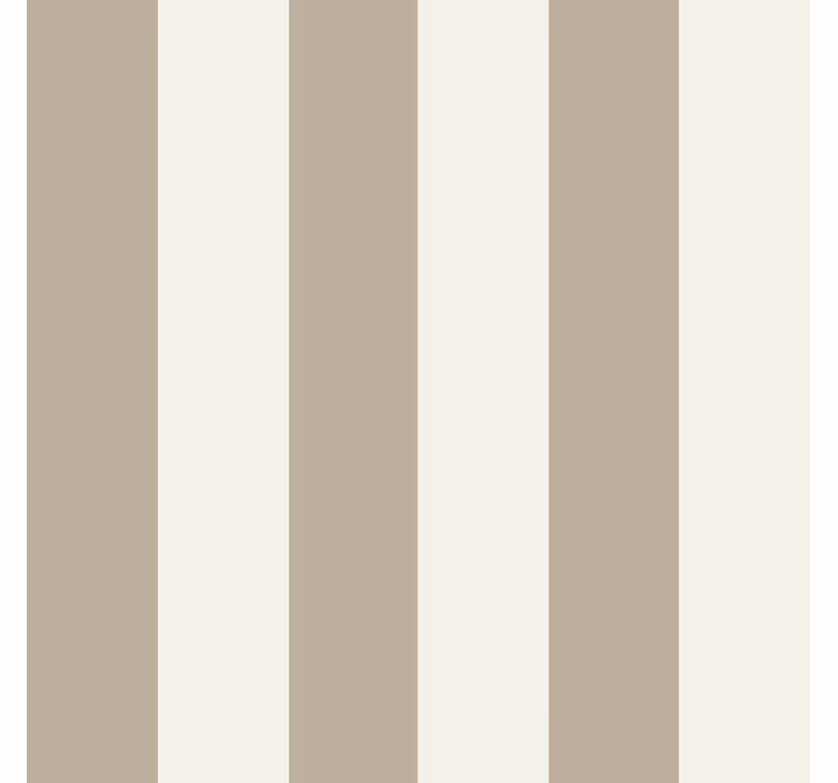 Tapet til soveværelse taupe stribe - TenStickers