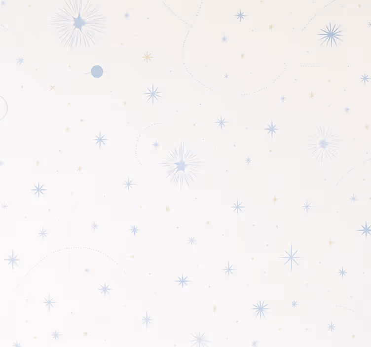 Tapet til soveværelse celestial starburst drøm - TenStickers