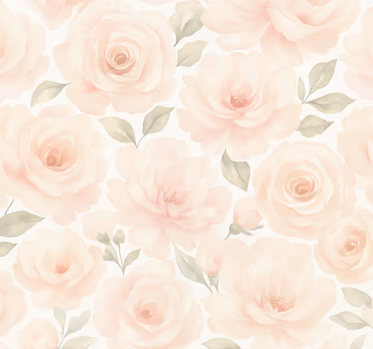 Tapet i stuen pink pæon vintage - TenStickers