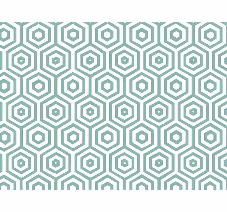 Tapet i stuen abstrakt geometrisk - TenStickers