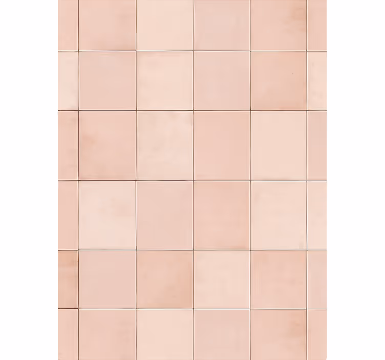 Tapet køkken pink flise mønster - TenStickers