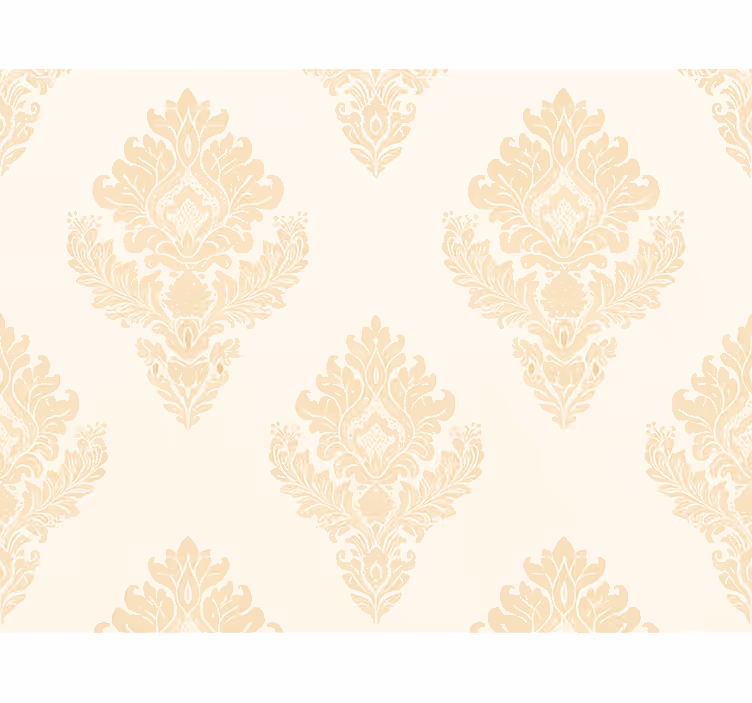 Tapet til soveværelse classic beige damask - TenStickers