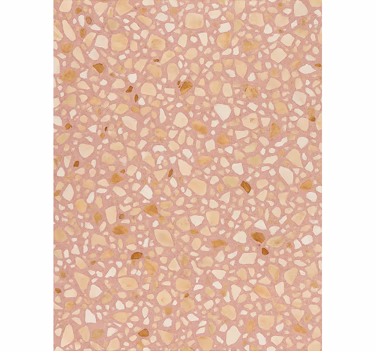 Sten tapet rose jord terrazzo - TenStickers