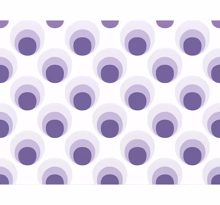 Tapet i stuen lilla cirkler lag design - TenStickers