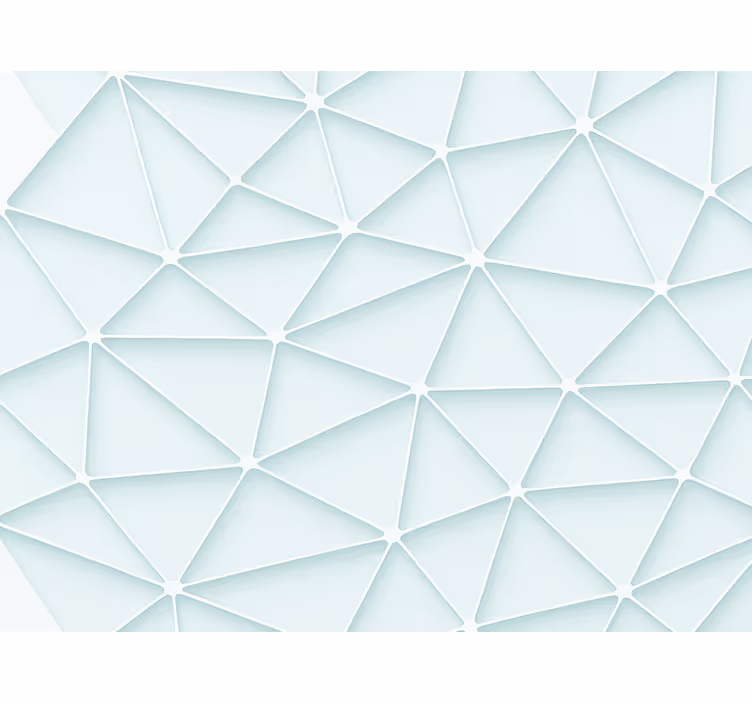 Tapet i stuen abstrakt trekant design - TenStickers